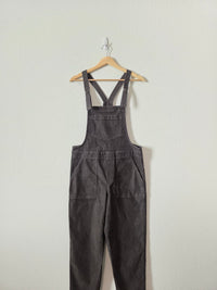 Aerie Gray Corduroy Overalls (XS)