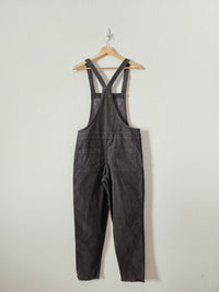 Aerie Gray Corduroy Overalls (XS)