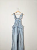 Zara Light Wash Denim Overalls (S)