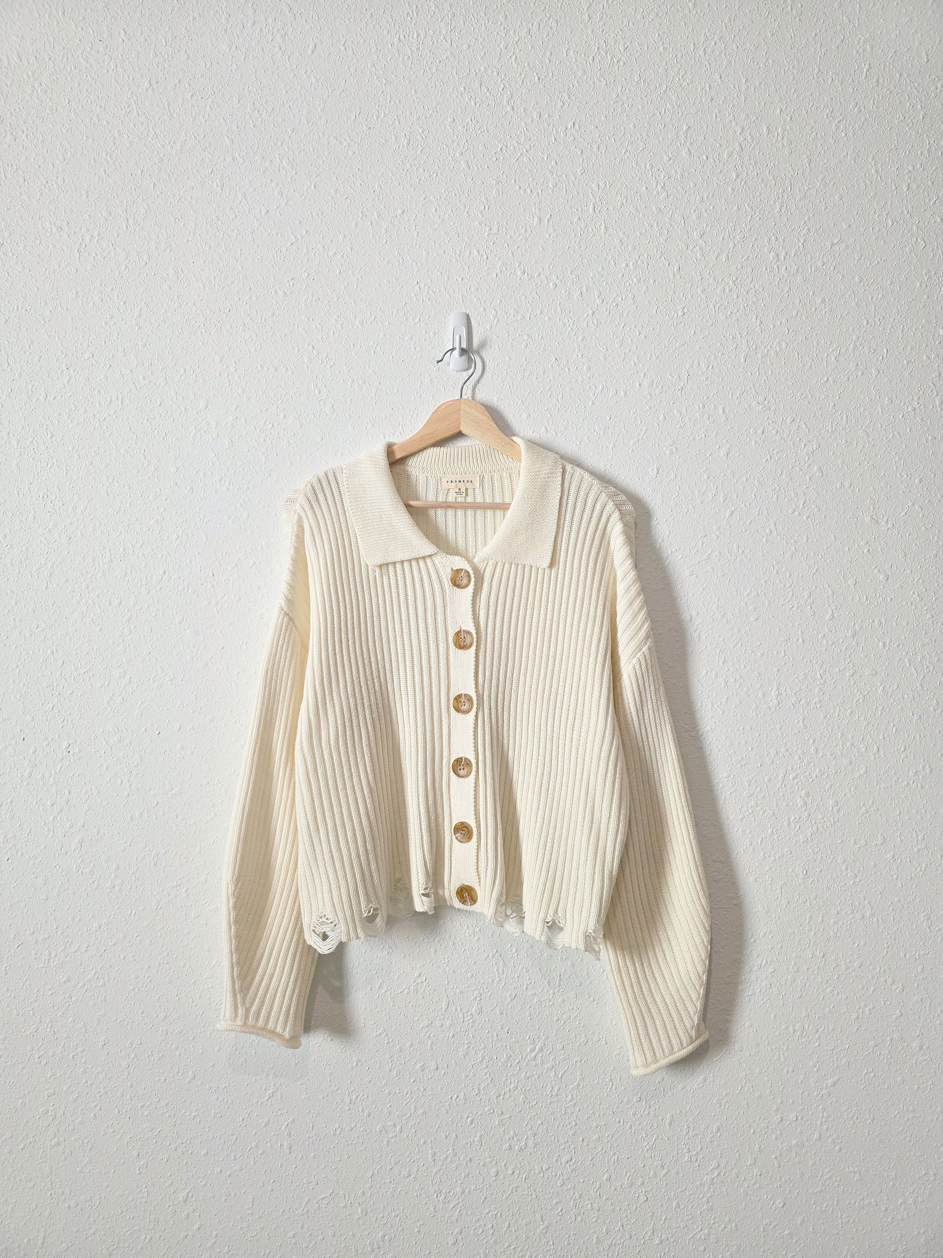 Promesa Button Up Sweater (S)
