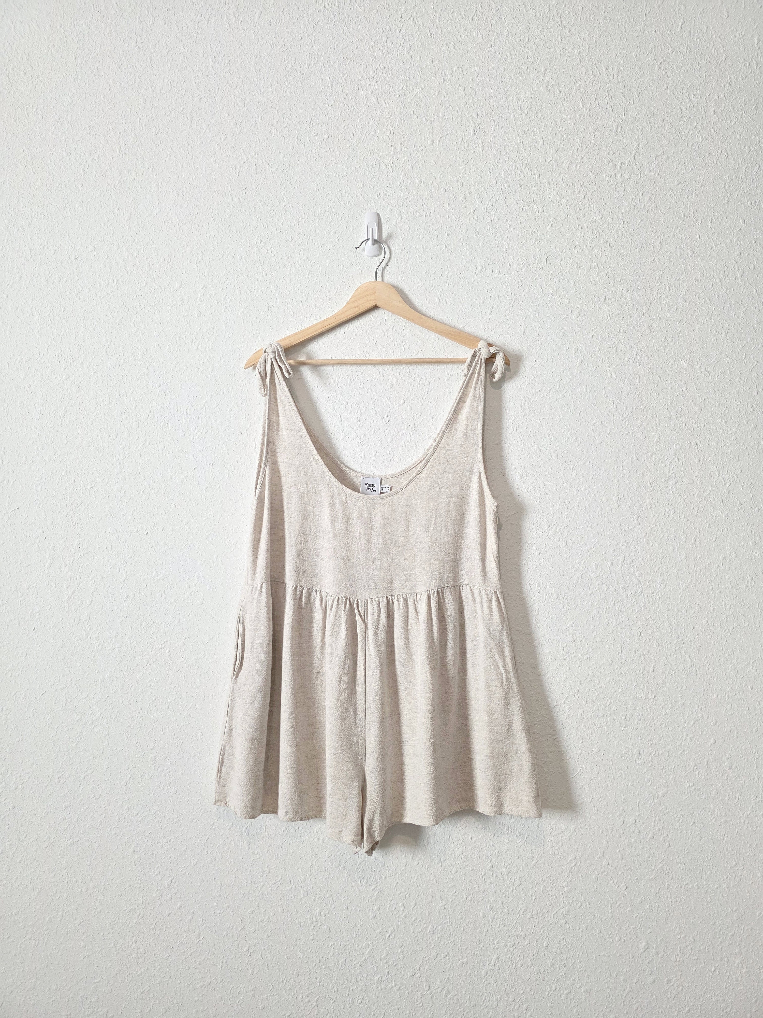Princess Polly Linen Cotton Romper (8)