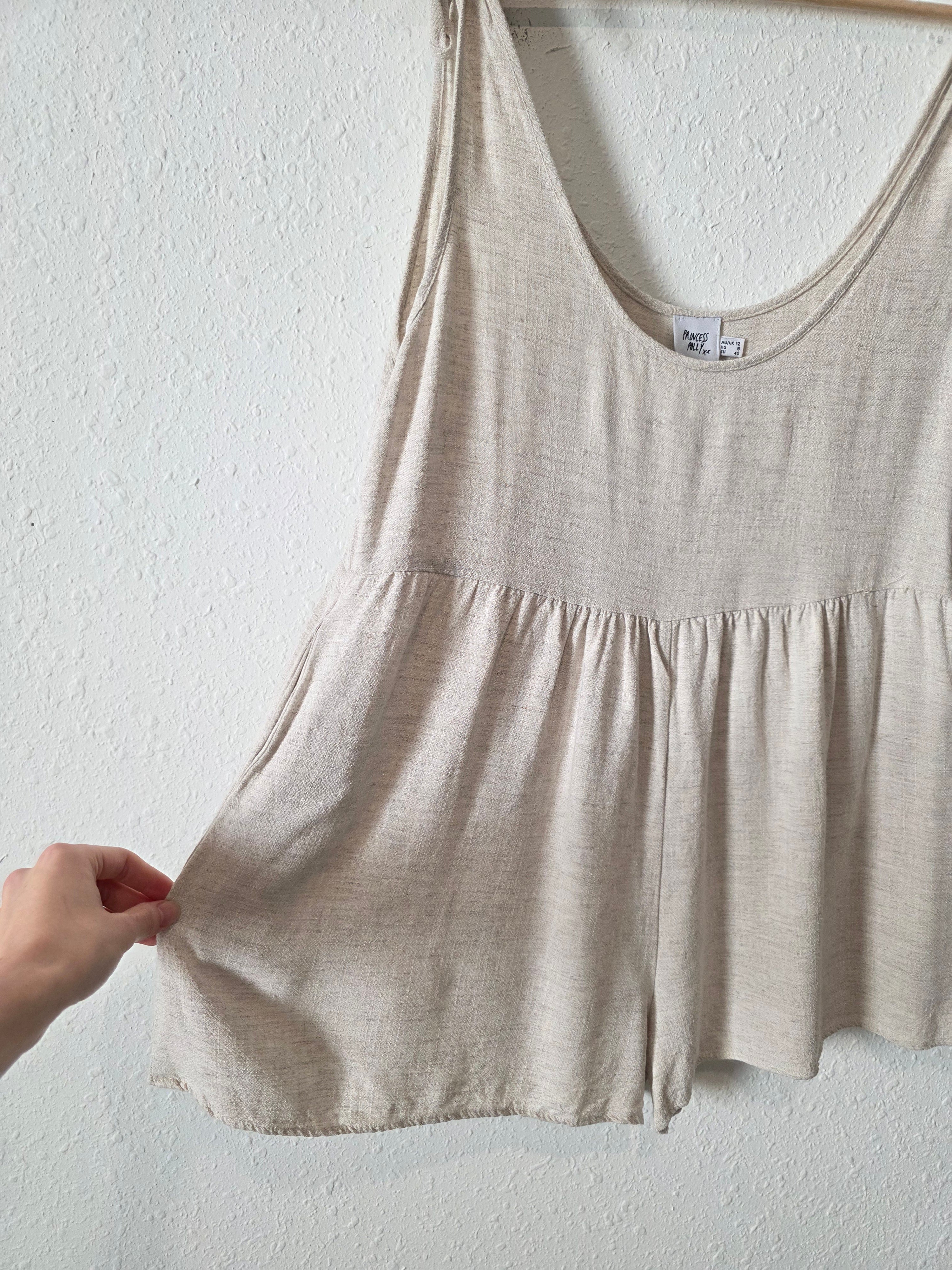 Princess Polly Linen Cotton Romper (8)