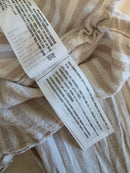 Abercrombie Linen Striped Button Up (L)