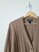 Vintage Lands End Cashmere Cardigan (M)