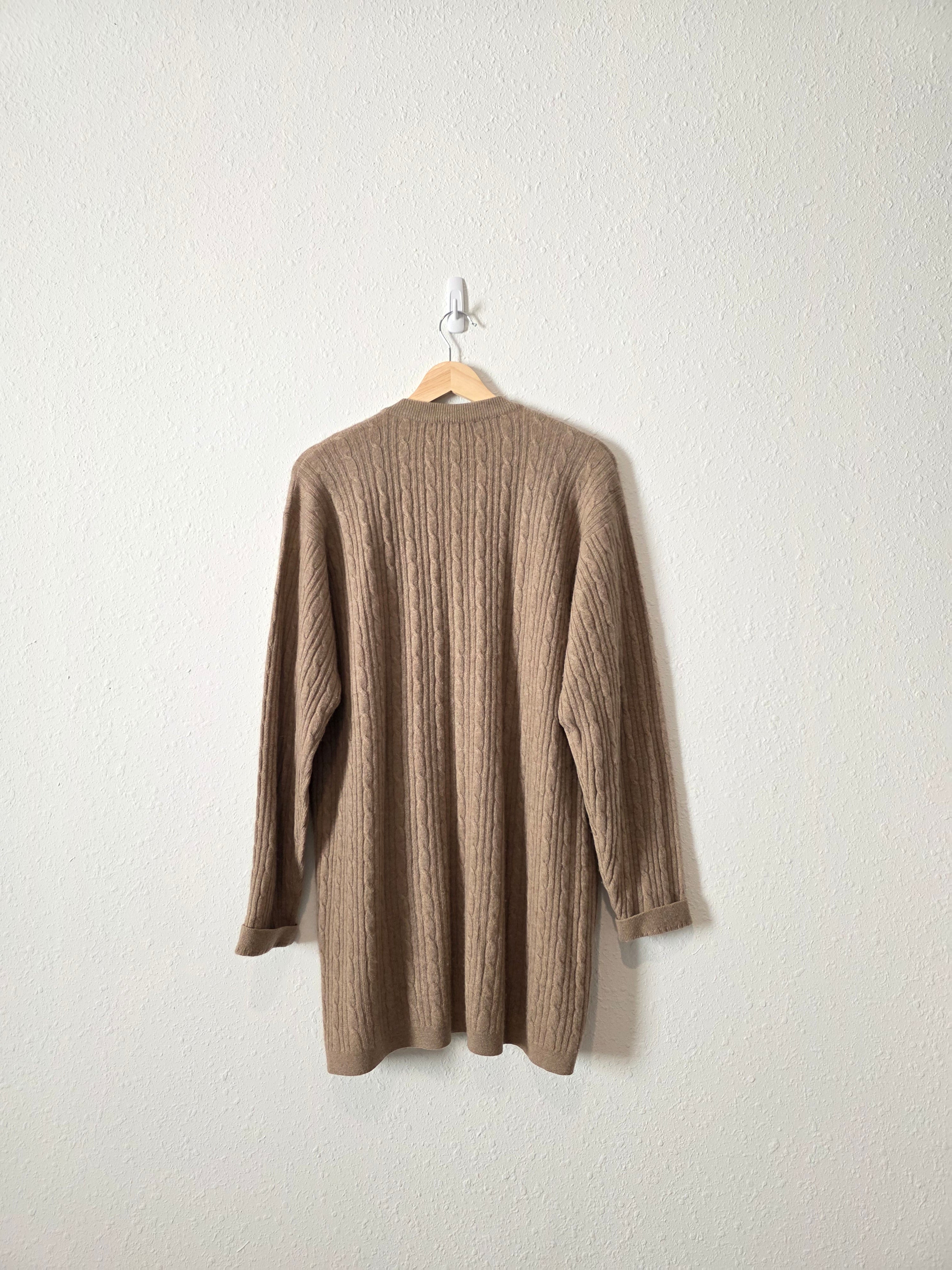 Vintage Lands End Cashmere Cardigan (M)