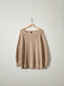 NEW Beachy Cotton Sweater (1X)