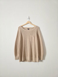 NEW Beachy Cotton Sweater (1X)