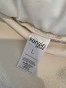 Cream Cord Button Up Jacket (L)