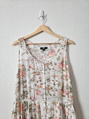 Floral Button Up Midi Dress (M)