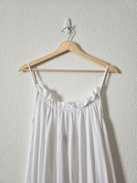 J.Crew White Midi Coverup Dress (S/M)