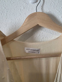 Cream Tiered Midi Dress (S)
