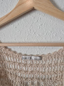 Crochet Tie Front Top (L)