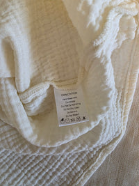 Gauze Puff Sleeve Blouse (L)