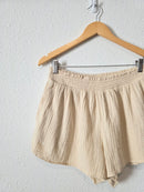 Aerie Beachy Gauze Shorts (L)