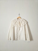 Rebecca Taylor Eyelet Collared Top (S)