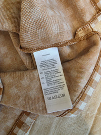 Madewell Gingham Square Neck Top (XS)