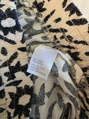 Floral Wide Leg Linen Blend Pants (M)