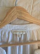 White Cotton Gauze Top (1X)