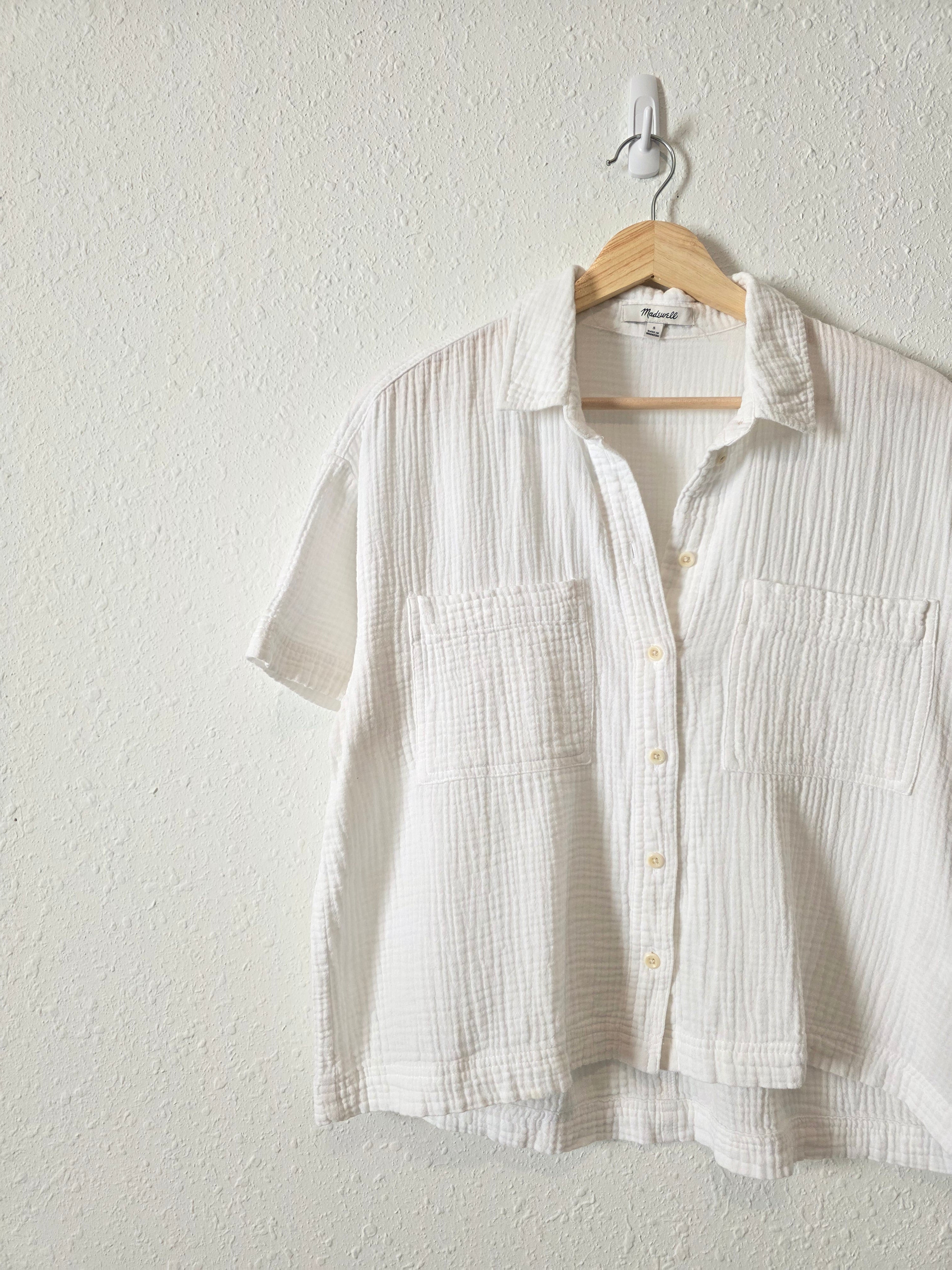 Madewell Cotton Gauze Button Up (S)