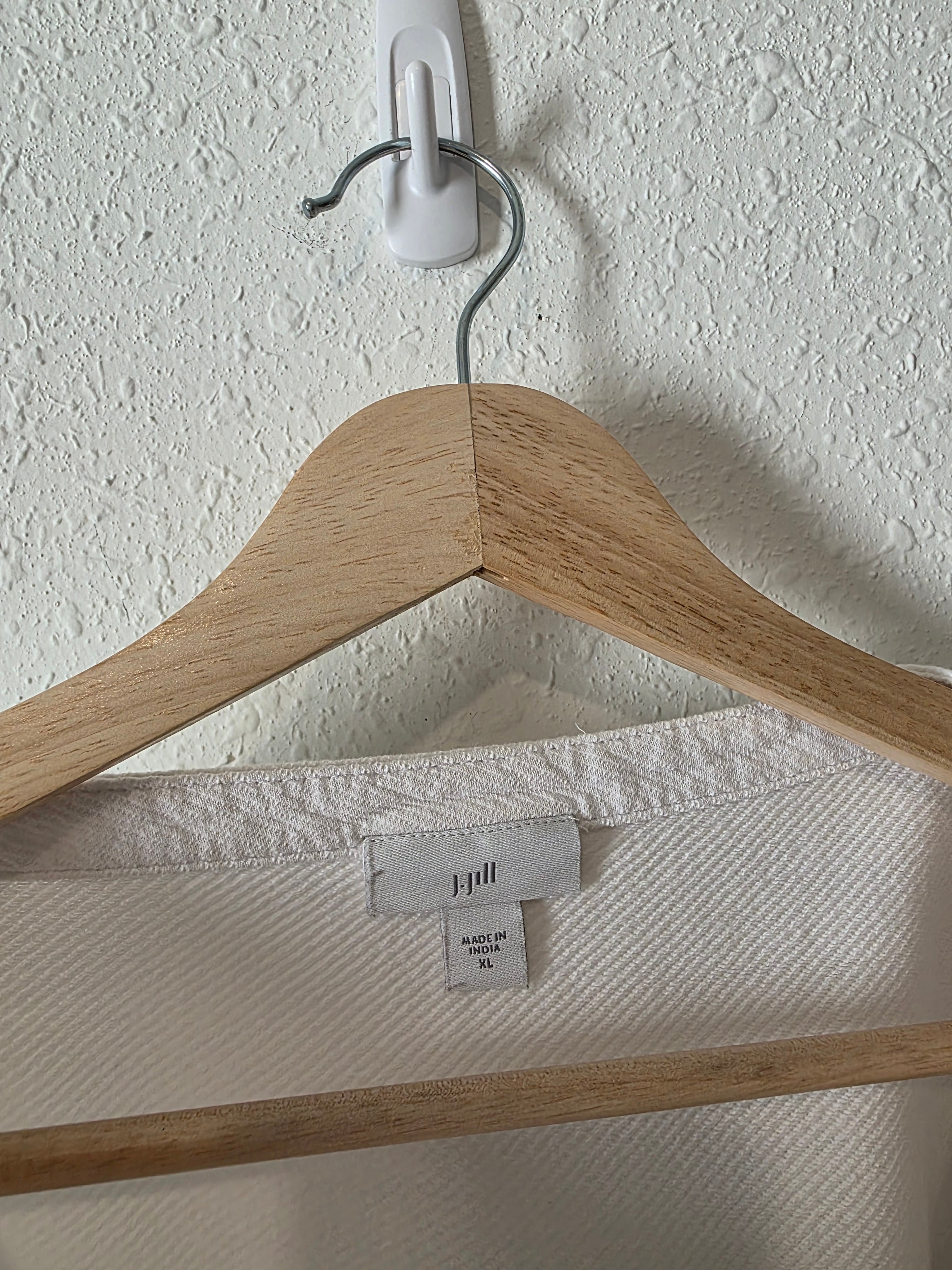 White Cotton Short Sleeve Tee (XL)