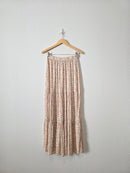 Dainty Floral Maxi Skirt (S)
