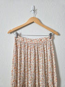 Dainty Floral Maxi Skirt (S)