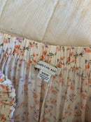 Dainty Floral Maxi Skirt (S)