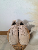 Hoka Clifton Suede Chunky Sneakers (10.5)