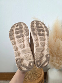 Hoka Clifton Suede Chunky Sneakers (10.5)