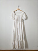 White Eyelet Maxi Dress (L)