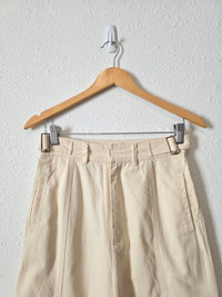 Mod Ref Ecru Straight Pants (S)