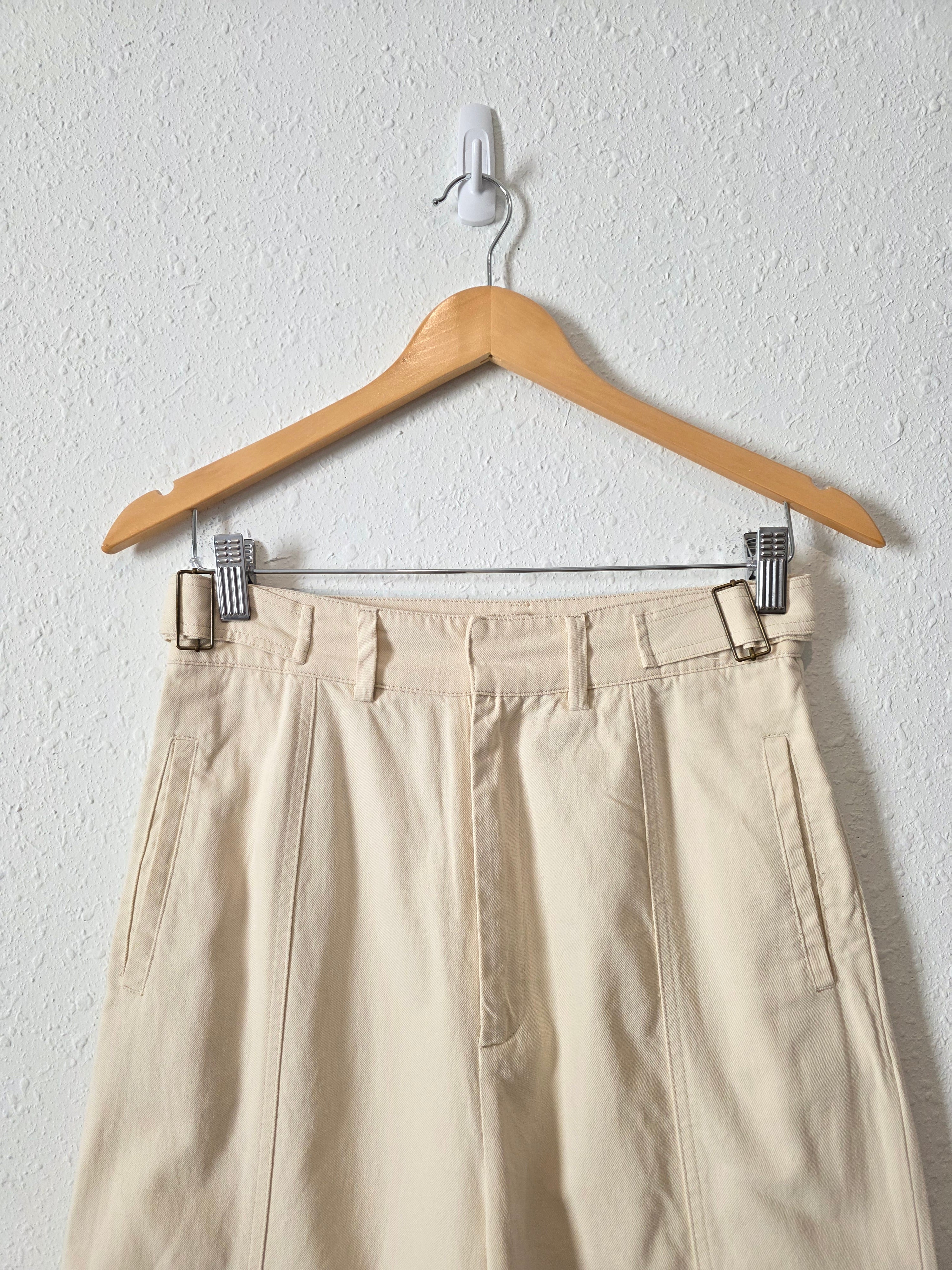 Mod Ref Ecru Straight Pants (S)