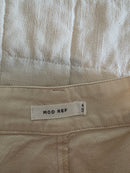 Mod Ref Ecru Straight Pants (S)