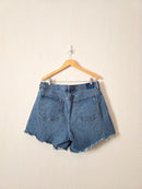 Abercrombie High Rise Dad Shorts (33/16)