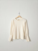 Madewell Puff Sleeve Top (XS)