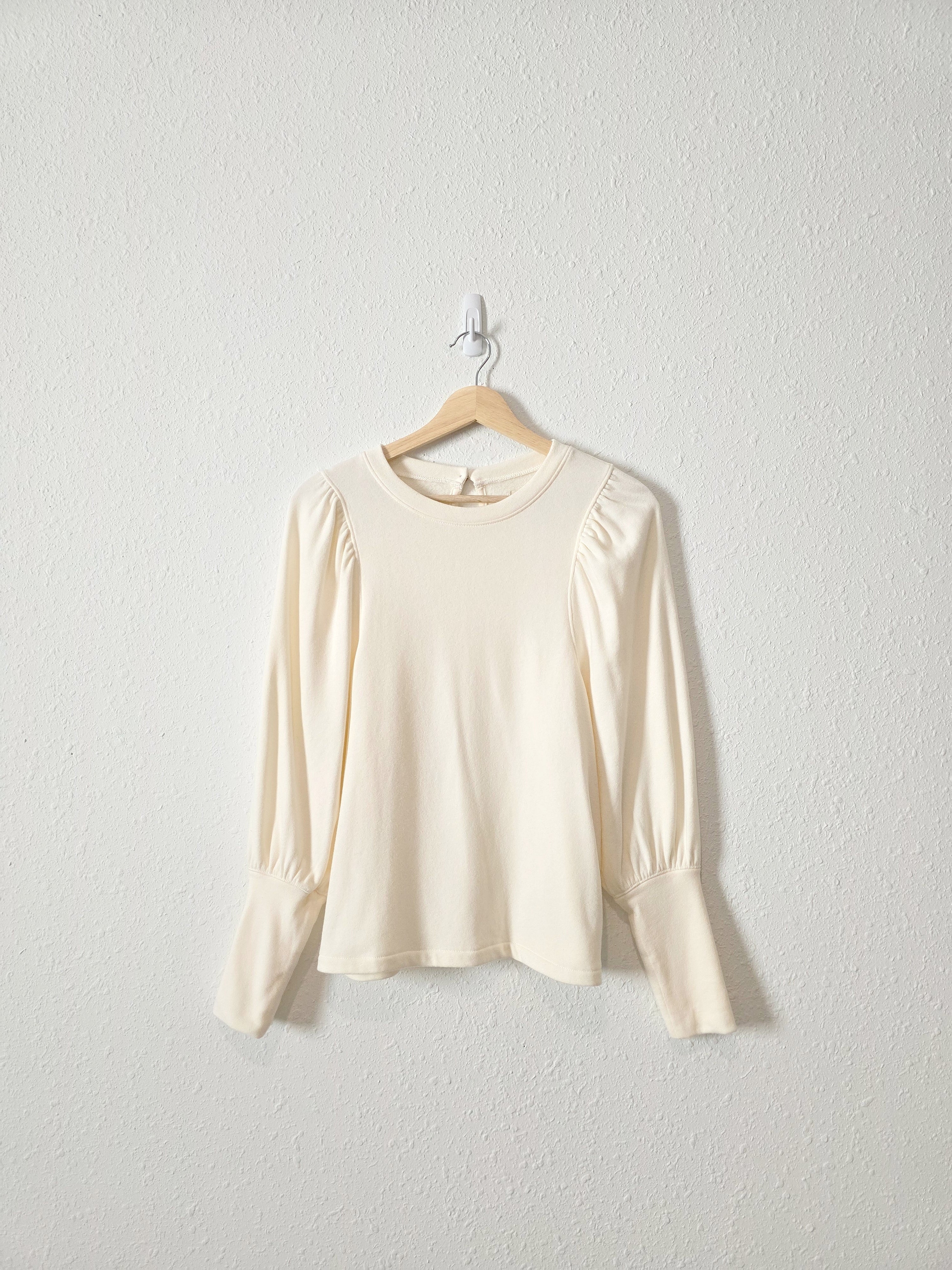 Madewell Puff Sleeve Top (XS)