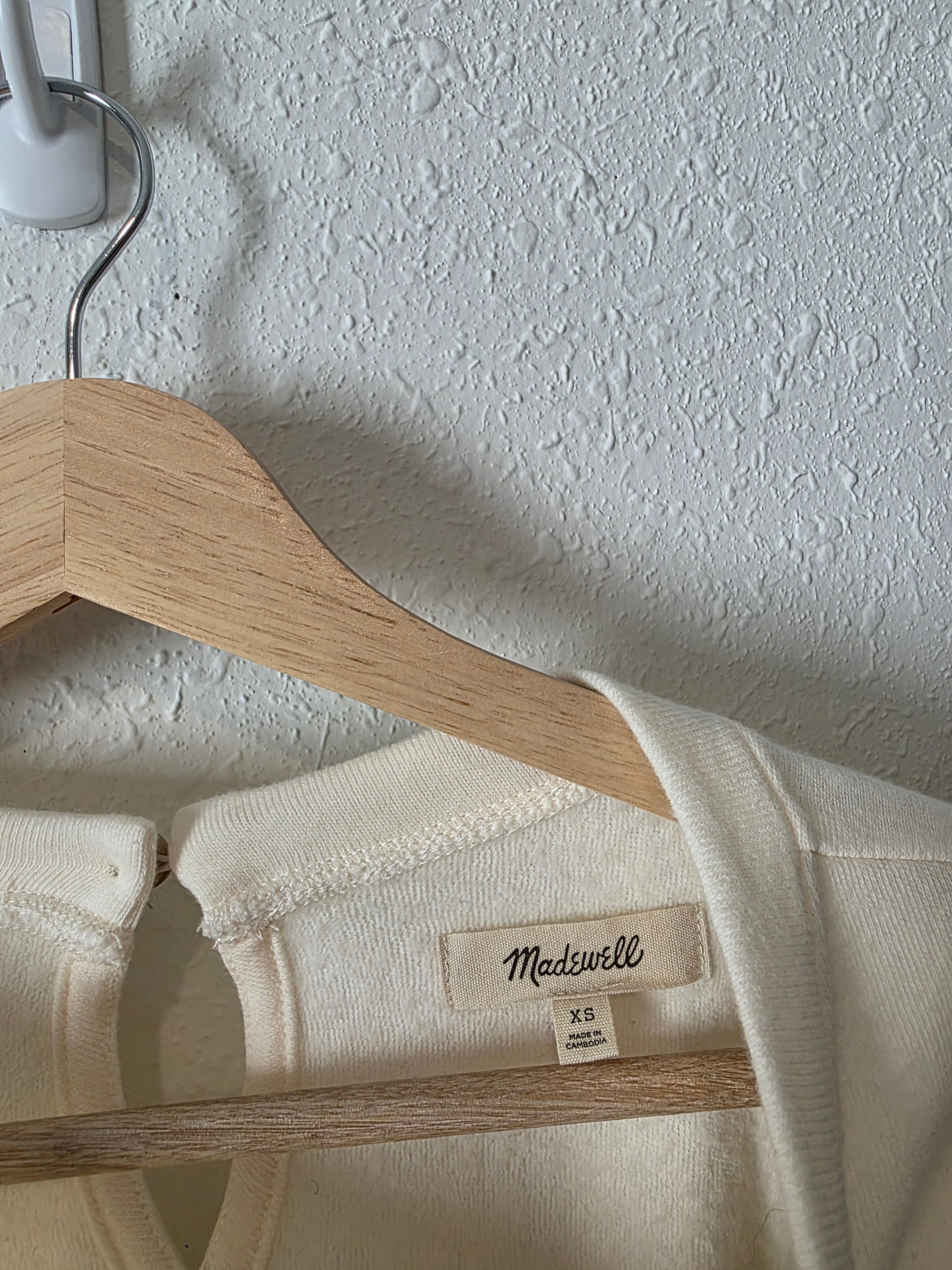 Madewell Puff Sleeve Top (XS)
