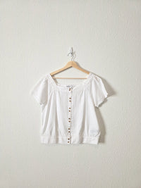 Square Neck Cotton Top (M)