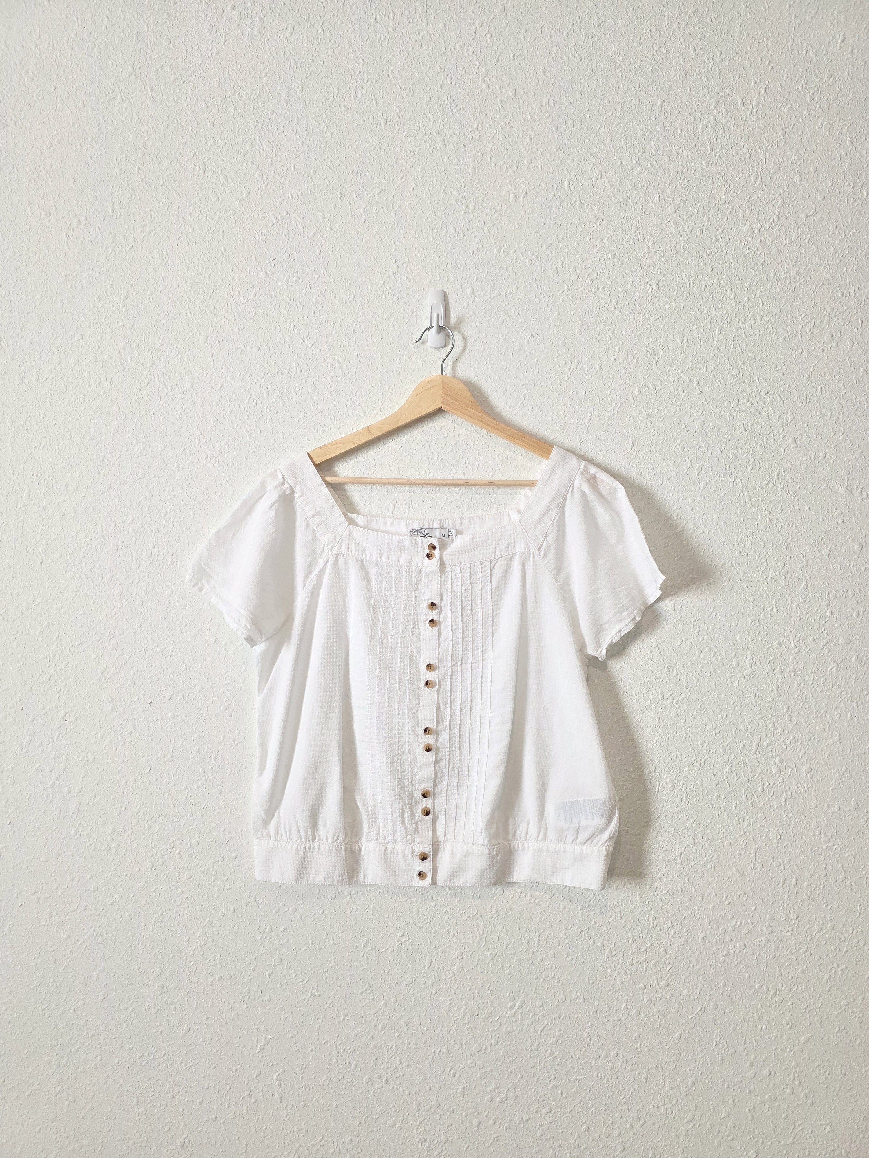 Square Neck Cotton Top (M)