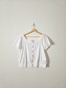 Square Neck Cotton Top (M)