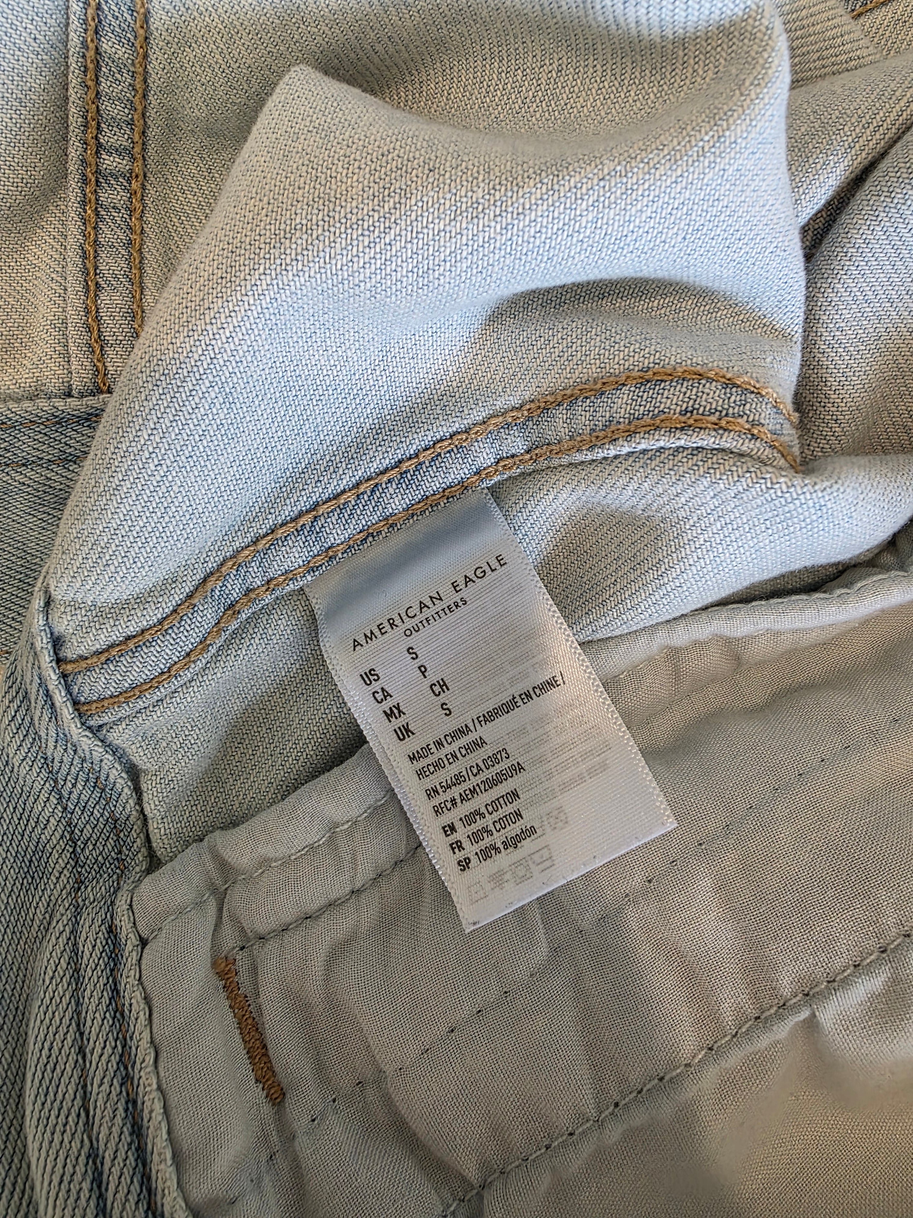 Light Wash Denim Jacket (S)