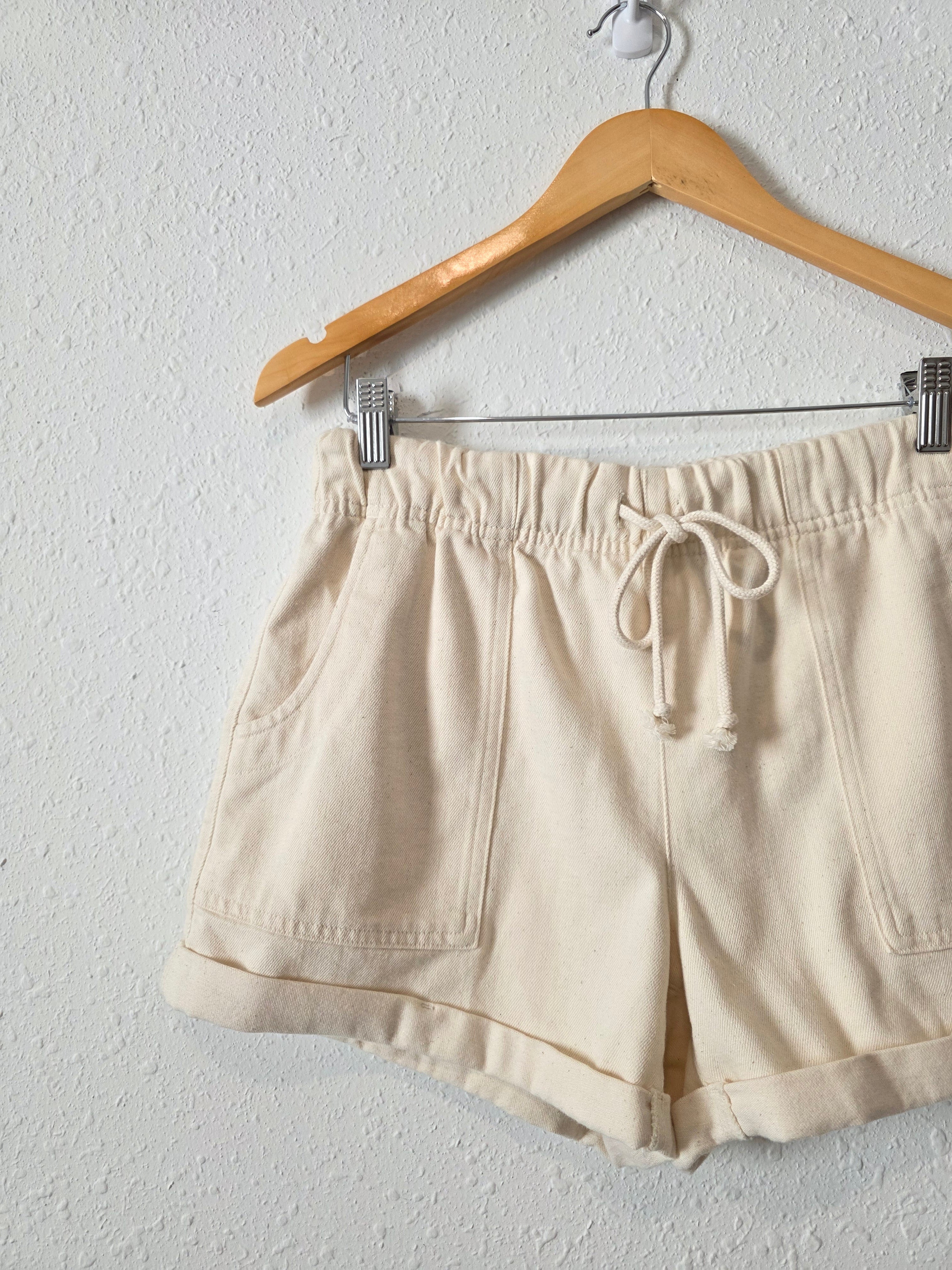NEW Aerie Cream Shorts (S)