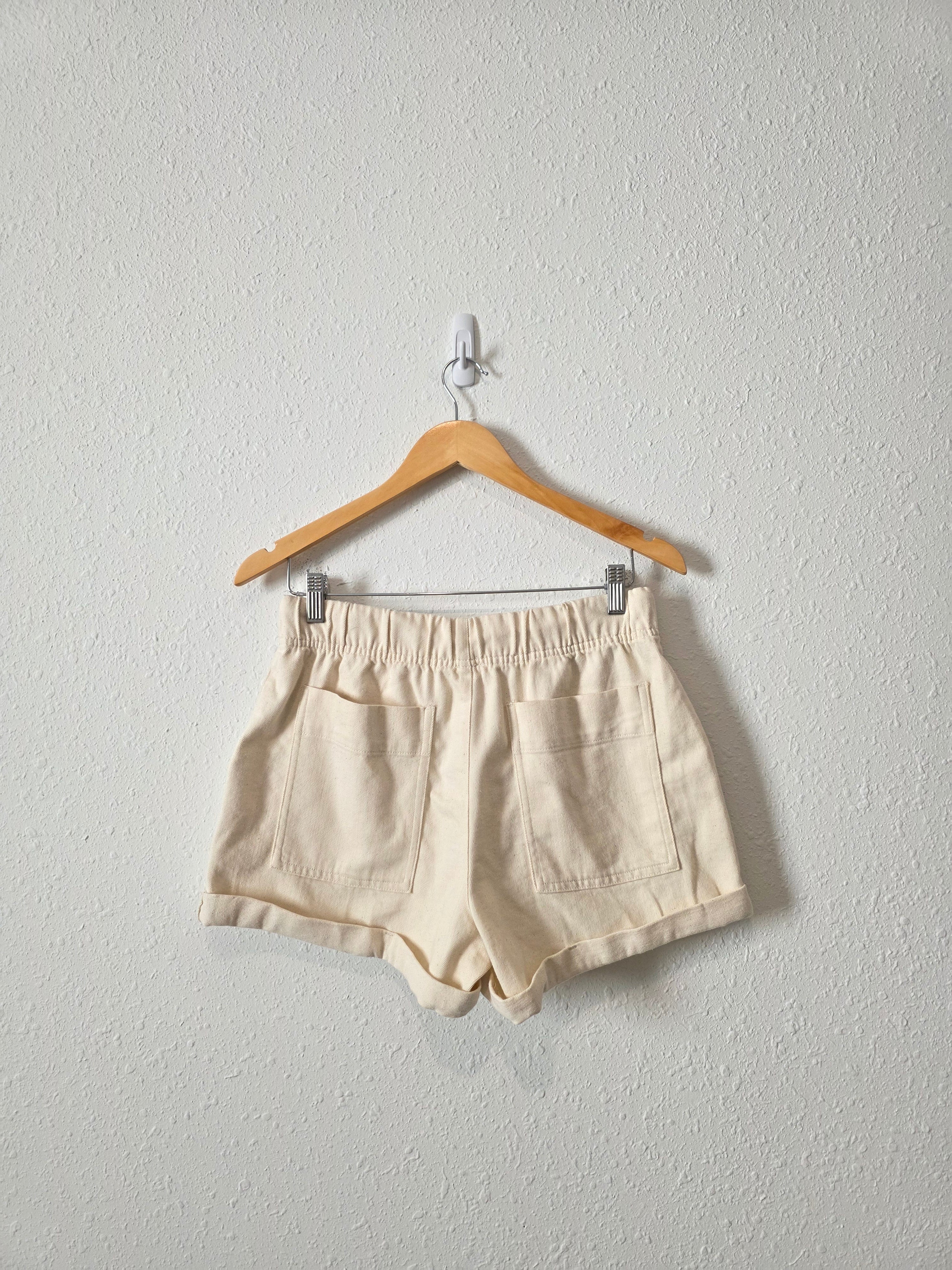 NEW Aerie Cream Shorts (S)