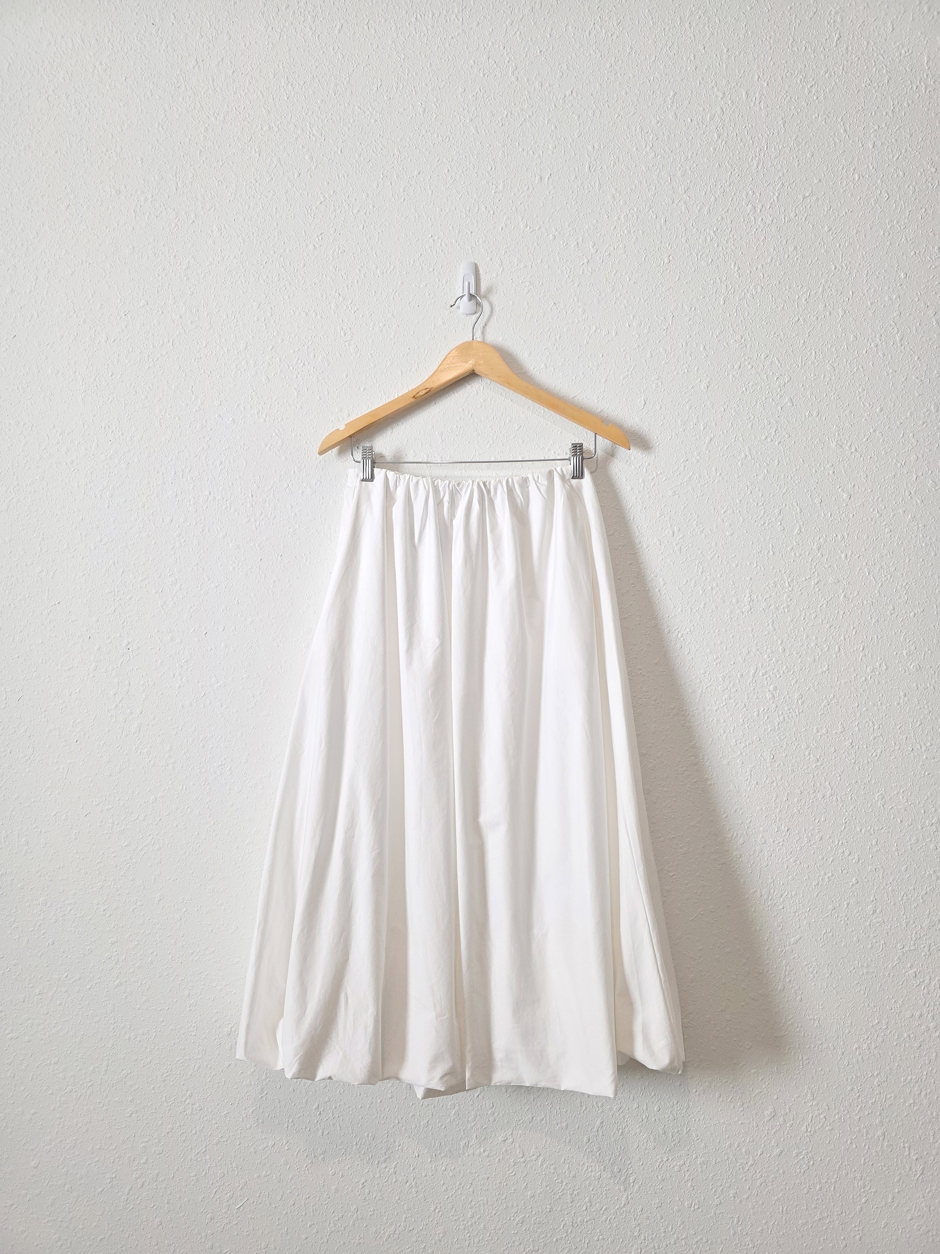 NEW Zara White Midi Skirt (XS)