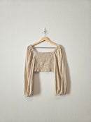 Bohme Smocked Linen Top (M)