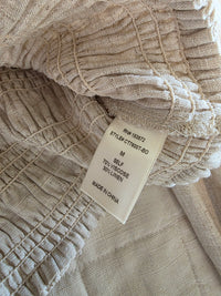 Bohme Smocked Linen Top (M)