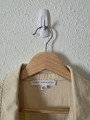 Cream Button Up Boxy Shirt (M)