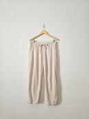 Gap Linen Striped Easy Pants (M)