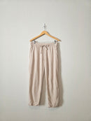 Gap Linen Striped Easy Pants (M)