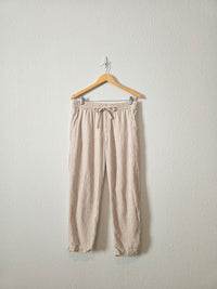 Gap Linen Striped Easy Pants (M)